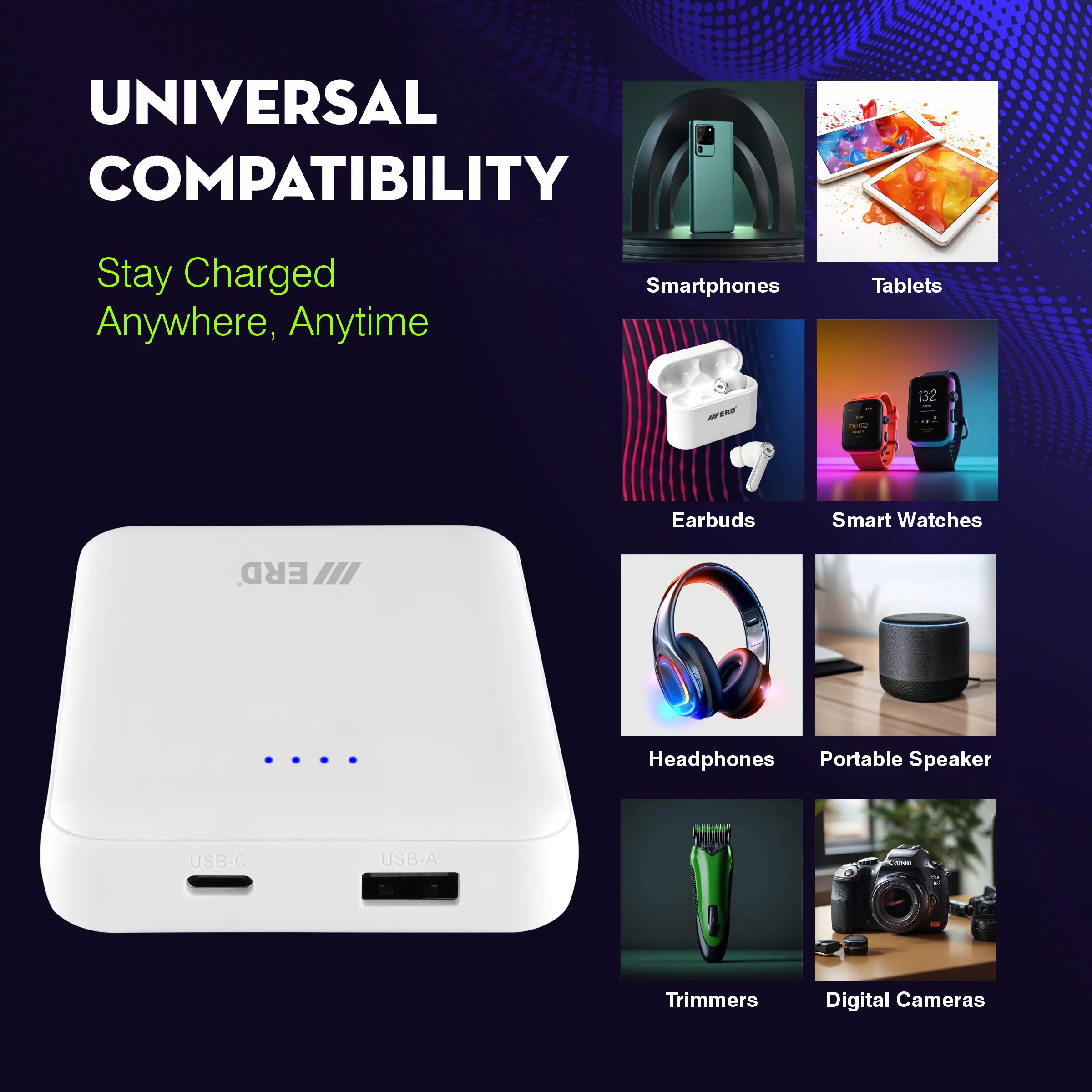 ERD PB-160 Power Bank 10000 mAh (25W)